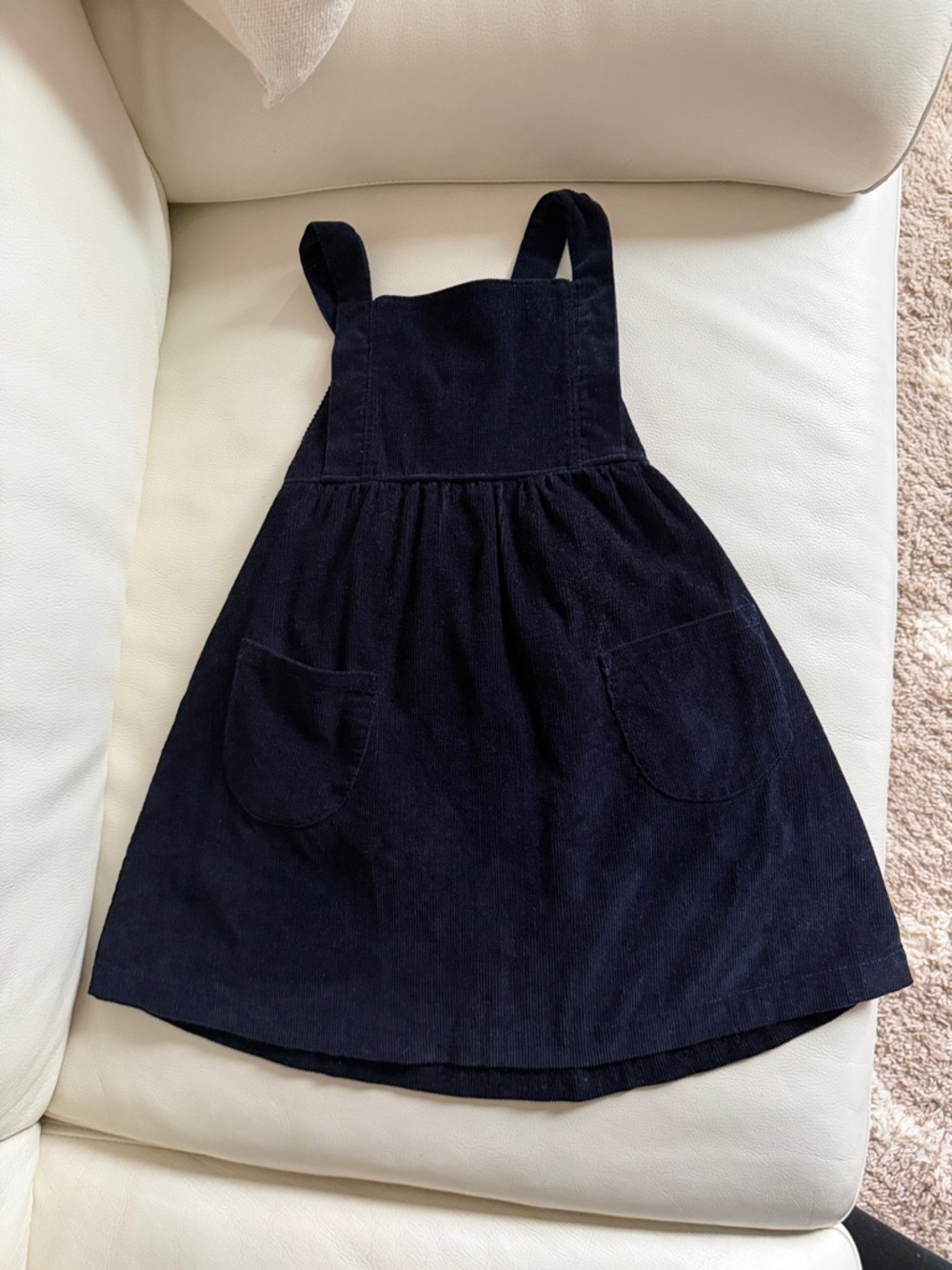 🌈MABO 🌈Clothier: Annie Pinafore
Dress/Crossback Jumper navy blue corduroy - 6/7y